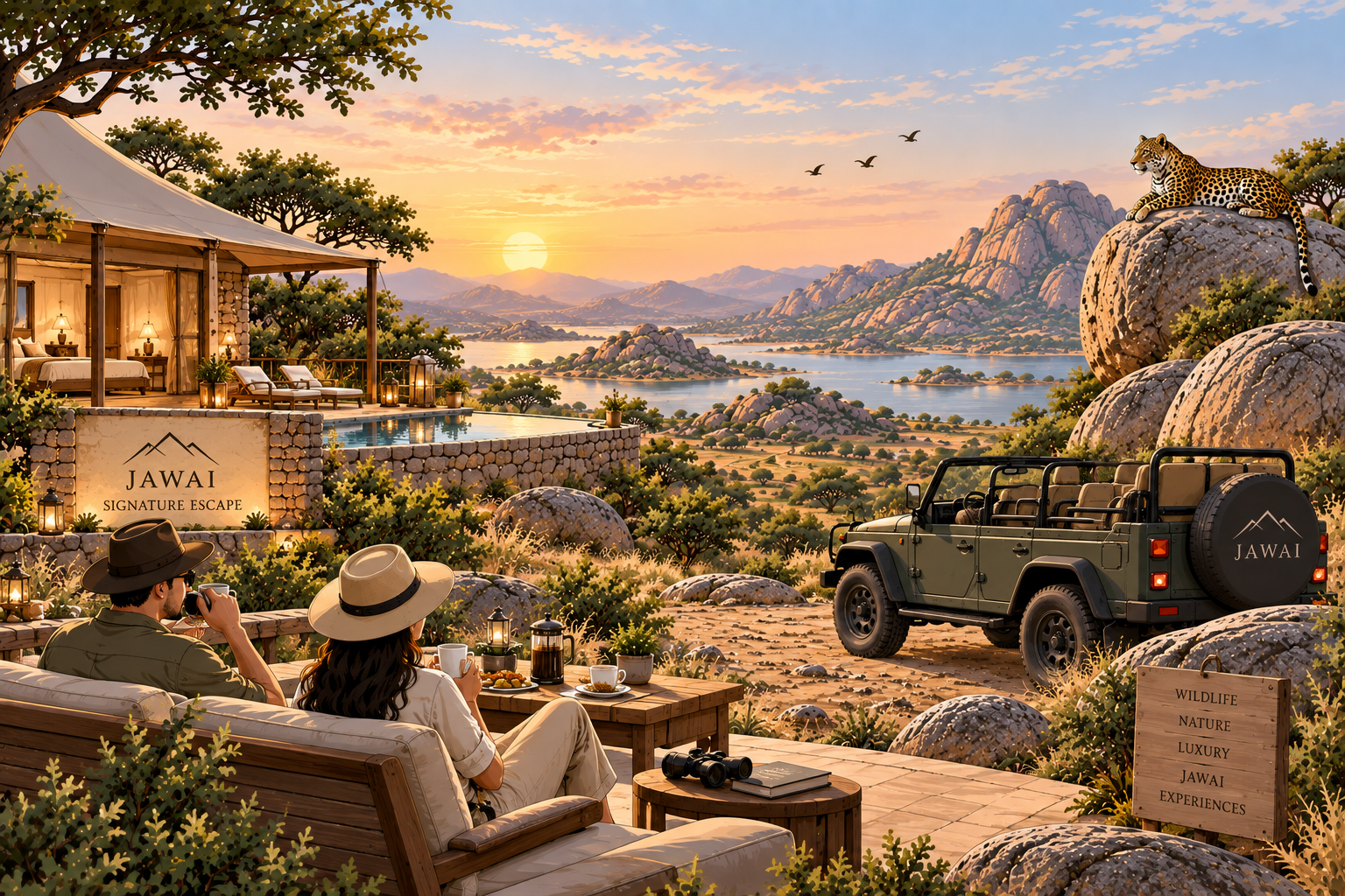 Luxury Jawai stay surrounded by nature